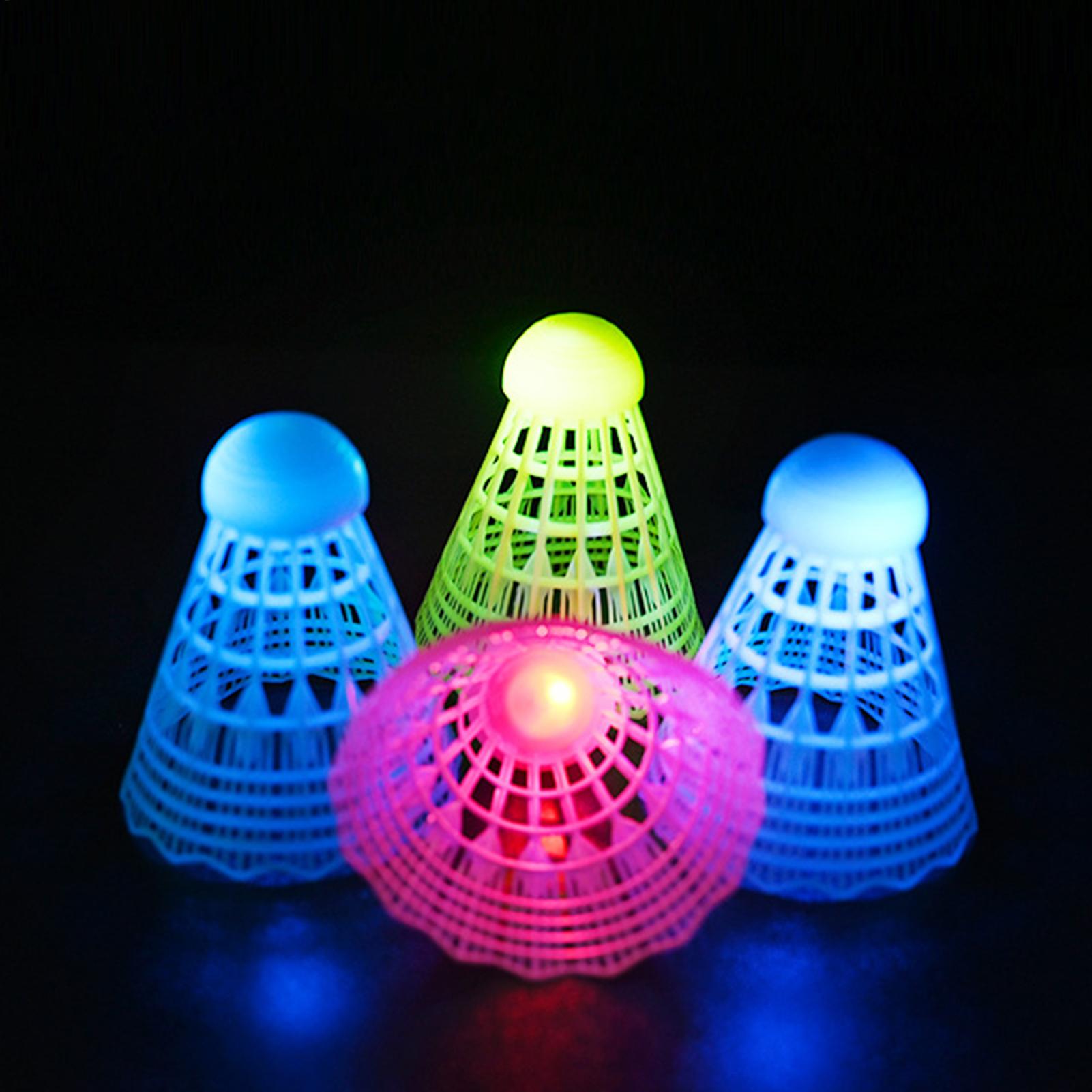 Badminton Nylon Shuttlecock - Set di 3 Volani LED Luminosi