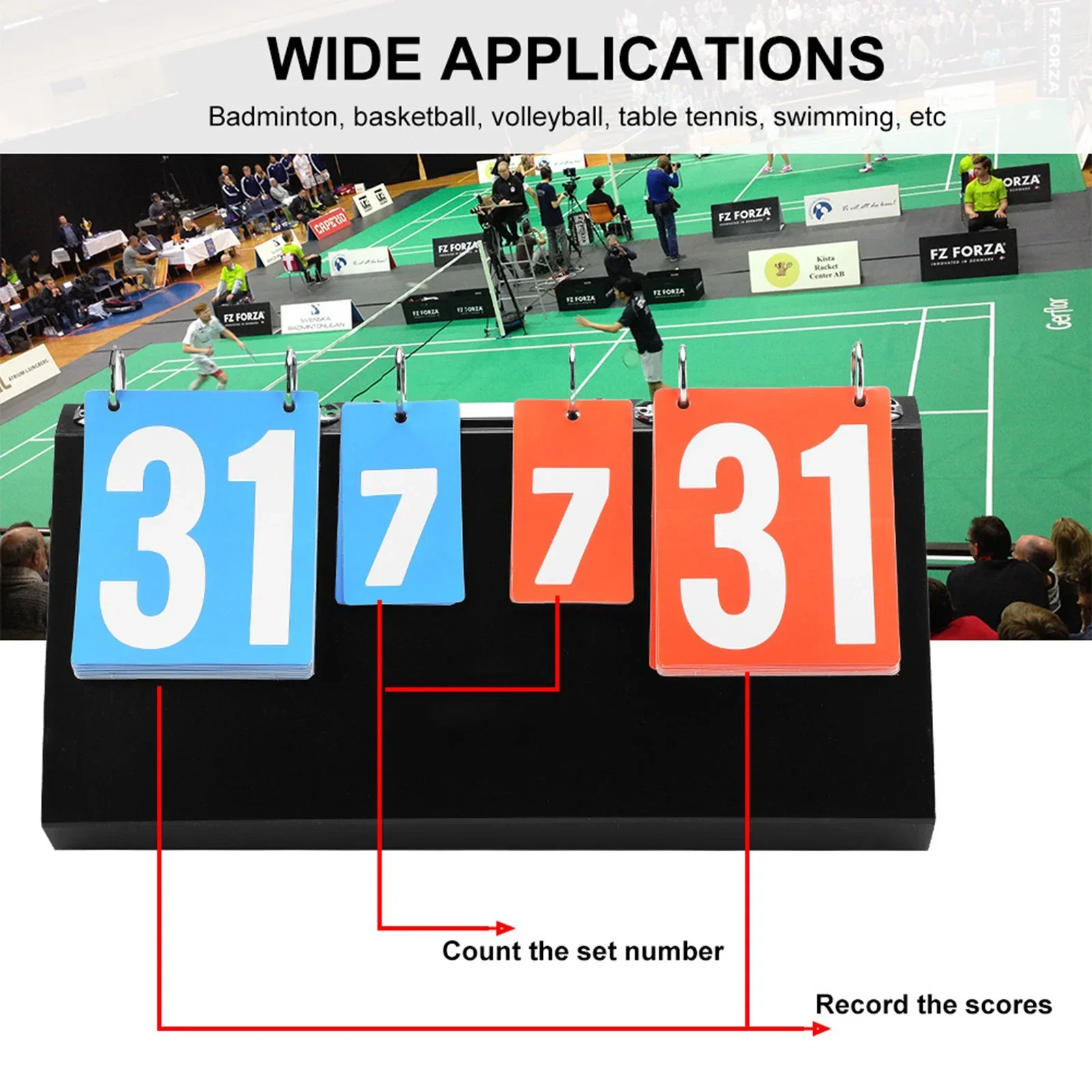Badminton Score - Tabellone segnapunti per competizioni sportive a