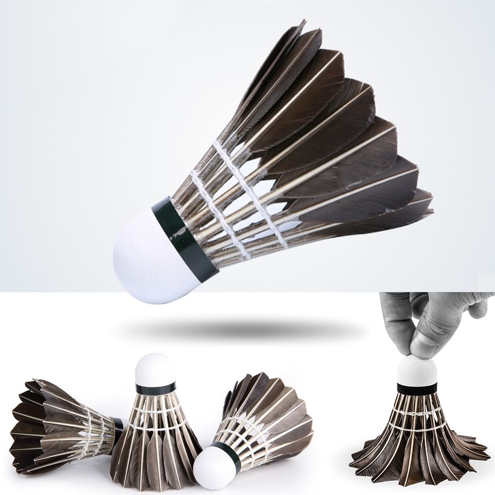 Badminton Nylon Shuttlecock - Volano da Badminton professionale Black Goose