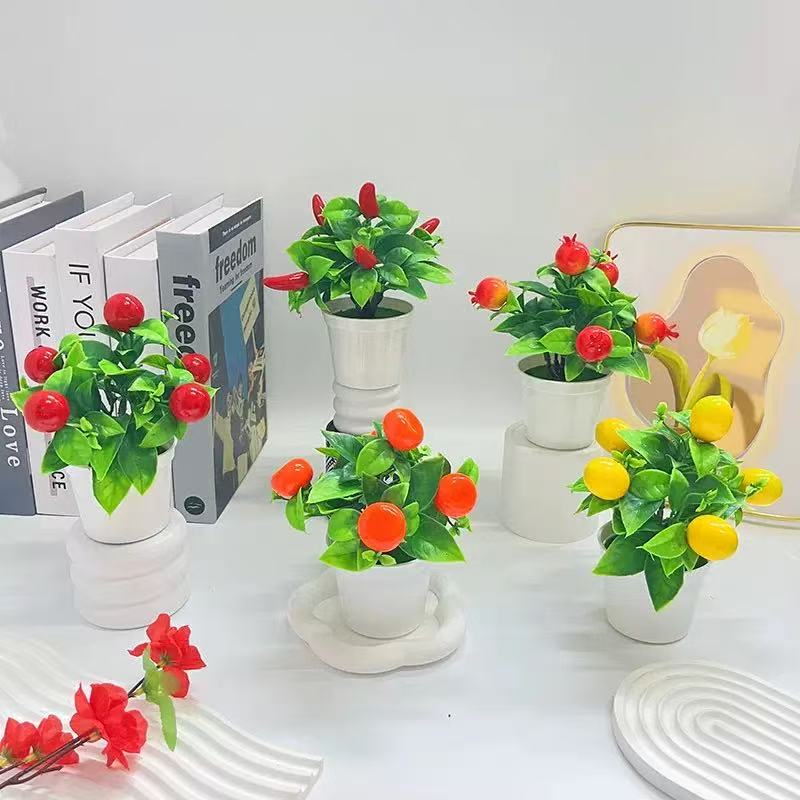 Badminton Live - Bonsai Creativo di Frutta Artificiale con