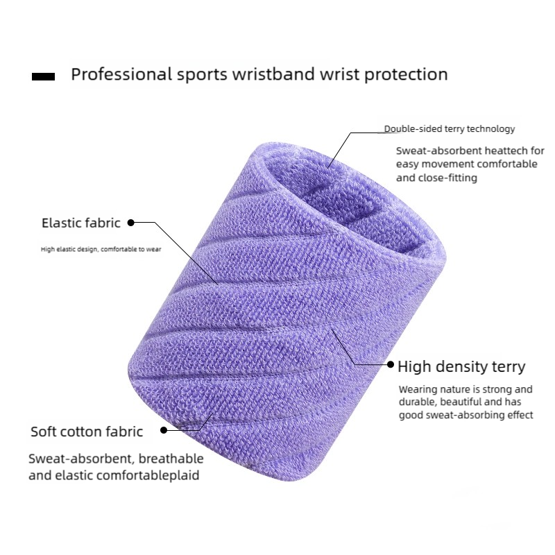 1 paio di polsini elastici in  - Wristband Pair Sweat recensione e prezzo