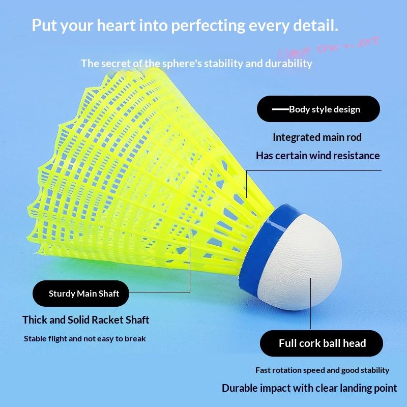 3/6/12 Pezzi di Volani Durevol - Badminton Nylon Shuttlecock recensione e prezzo