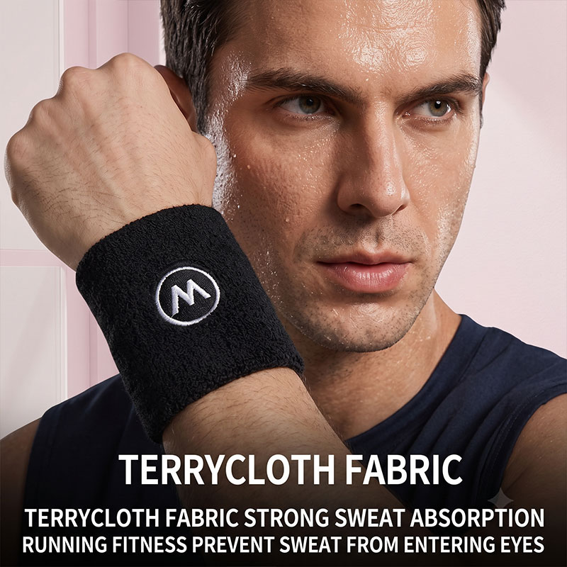 1 paio di braccialetti sportiv - Wristband Pair Sweat recensione e prezzo