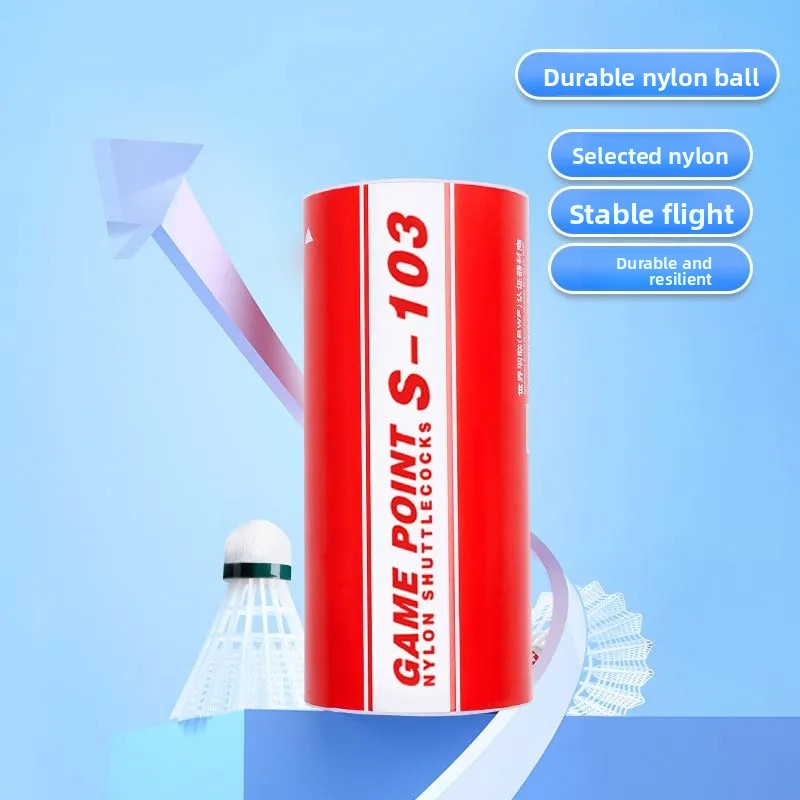 1 tubo da 3 pezzi di palline d - Badminton Nylon Shuttlecock recensione e prezzo