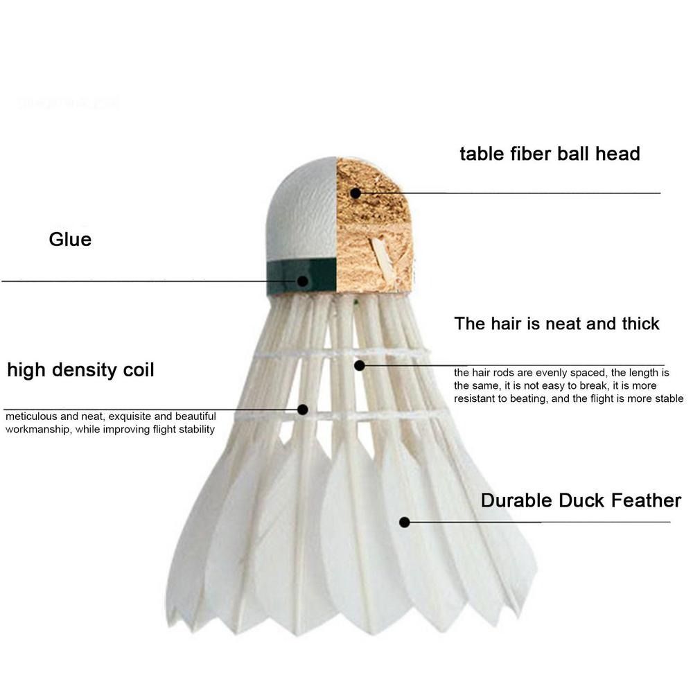 3/6/12PCS Volano da badminton  - Badminton Nylon Shuttlecock recensione e prezzo